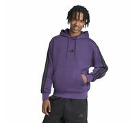 Essential 3-Striped Hoodie Sweatshirt Plum