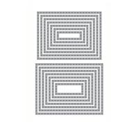 Essential A2 Nesting Rectangles for Stitching, Essentials By Ellen Designer Dies