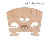 Essential Accessory Pack 10pcs Wooden Violins Bridges in Regular Type for Enhanced Music Production (4/4)