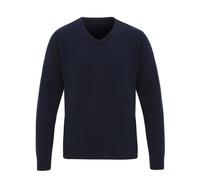 Essential Acrylic V Neck Sweatshirt Premier Navy 5XL