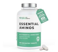Essential Amino Acids, Full Spectrum EAA & BCAA Tablets for Muscle Recovery, 300 Vegan Pills (60 Servings), High Strength Free Form Supplement with Leucine, UK Made - Love Life Supplements