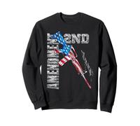 Essential AR15 - Pro 2a American Flag Gun 2nd Amendment Sweatshirt