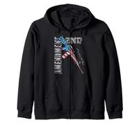 Essential AR15 - Pro 2a American Flag Gun 2nd Amendment Zip Hoodie