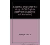 Essential articles for the study of Old English poetry (The Essential articles series)
