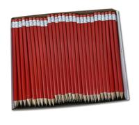 Essential Arts 144 Office HB with Eraser Wooden Drawing and Sketching Pencils for School Classroom, Business and DIY - Class Pack Hexagonal Graphite Pencils