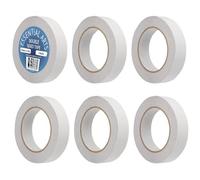 Essential Arts 6 Rolls Double Side Tape 25mm x 33m (1 inch) - Strong Clear Adhesive Tape