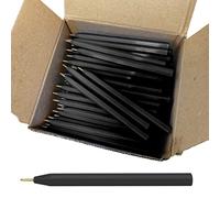 Essential Arts Black Jotta Pen for Golf, Bookies, Bingo, Office, Schools. Box 144 Half Size Ball Point with Black Ink Disposable Pens