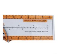 Essential Aviation Tool 360 Degree Rotating Plotter for Effective Flight Planning (B)