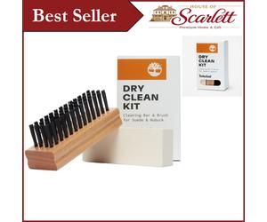 Essential Bar & Brush Cleaning Kit for Ditching Dirt from Suede Shoes