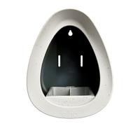 Essential Bird Feeder 18cm Grey Fibrous Outdoor Feeding Station Garden Balcony