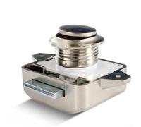 Essential Camper Push Lock for Secure Storage in RVs, Caravans, Boats and Motor Homes (Pearl Nickel)