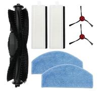 Essential Cleaning Parts for Laresar Mars 01 Main Brush, Mop Cloths, Side Brushes, and Filters for a Cleaner Home (A)