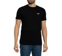 Essential Contrast EMB T-Shirt Black S