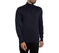 Essential Cotton Zip Mock Knit Desert Sky XL