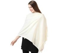Essential Cozy Warm Shawls Scarves Scarf for Women this Winter Autumn Fall (Ivory Cream)