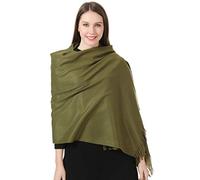 Essential Cozy Warm Shawls Scarves Scarf for Women this Winter Autumn Fall (Olive Green)