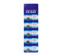 Essential CR1220 Batteries Versatile Button Cells Battery Power Source High Capacity Coin Cells 5pc/10pc Button