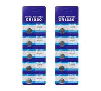 Essential CR1220 Batteries Versatile Button Cells Battery Power Source High Capacity Coin Cells Battery 5pc / 10pc Button Cell