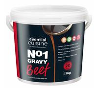 Essential Cuisine No1 Beef Gravy Mix - 1.5kg Catering Tub, Rich Real Beef Stock & Dripping, Freeze-Thaw Stable, 20L Yield