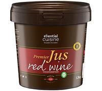 Essential Cuisine Premier Red Wine Jus - 1x1.2kg | Intense Flavour, Easy-to-Use, Gluten-Free - Perfect for Gourmet Cooking and Food Enthusiasts