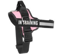 Essential Dog Harness, No Pull Pet Harness with 3 Side Rings for Leash Placement, No Choke, Reflective, Adjustable Pet Vest, Easy On-Off & Improved Control Handle, Training, Walking, Running