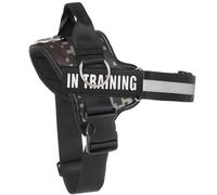 Essential Dog Harness, No Pull Pet Harness with 3 Side Rings for Leash Placement, No Choke, Reflective, Adjustable Pet Vest, Easy On-Off & Improved Control Handle, Training, Walking, Running