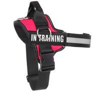 Essential Dog Harness, No Pull Pet Harness with 3 Side Rings for Leash Placement, No Choke, Reflective, Adjustable Pet Vest, Easy On-Off & Improved Control Handle, Training, Walking, Running