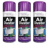 Essential Electrical Air Duster Spray for Electronics, Compressed Air Cleaner for PCs, Laptops, Keyboards, 400ml, Pack of 3