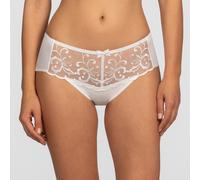 Essential Elegance Broderie Midi Knickers White