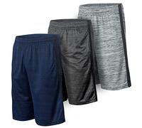 Essential Elements 3 or 5 Pack: Men's Active Athletic Quick-Dry Lightweight Workout Gym Sports Basketball Shorts - - Small