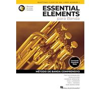 Essential Elements para Banda-Barítono de Sol Lib1: En EspañOl - Recursos En Linea Incluidos