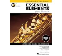 Essential Elements para Banda-Sax Alto en Mib Lib1: En EspañOl - Recursos En Linea Incluidos