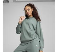 Essential Elevated Rib Hoodie Green
