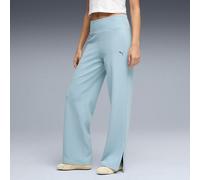 Essential Elevated Wide Leg Trousers sky blue