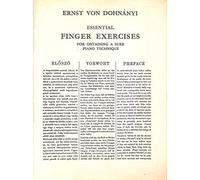 Essential Finger Exercises for obtaining a sure piano technique