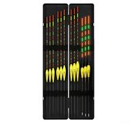 Essential Fishing Floats Complete Set of 12 Bobbers in a Portable Tackle Box