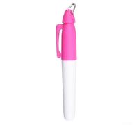 Essential Golf Ball Liner Marker Pen With Integrated Hang Hook For Creating Straight Alignment Lines Fast Drying Formula Prevents Smudging Plastic Material Lightweight Design For Travel Red(Pink)