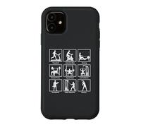 Essential gym exercises infographic Workout Fitness Gym Case for iPhone 11
