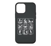 Essential gym exercises infographic Workout Fitness Gym Case for iPhone 12 mini