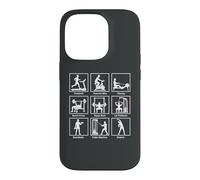 Essential gym exercises infographic Workout Fitness Gym Case for iPhone 14 Pro