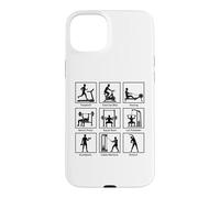 Essential gym exercises infographic Workout Fitness Gym Case for iPhone 15 Plus