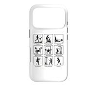Essential gym exercises infographic Workout Fitness Gym Case for iPhone 17 Pro