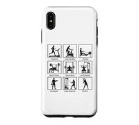 Essential gym exercises infographic Workout Fitness Gym Case for iPhone XS Max
