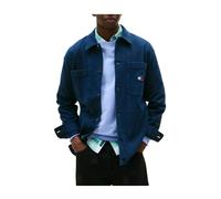 Essential Herringbone Overshirt - male - Tommy Hilfiger - Denim Jackets - Blue - S - Jackets S