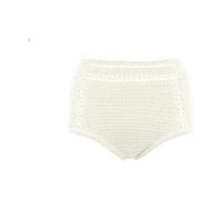 Essential High Waisted Crochet Stockings Ivory L