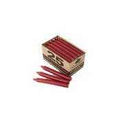 Essential Housewares - 25 Dinner Candles - Green - 6-7 Hour Burn Time