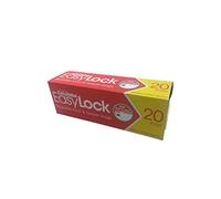 Essential Housewares VSBAG20 Medium Easy Lock Food Freezer Bags 18x20cm/8 x7 20pk, Plastic