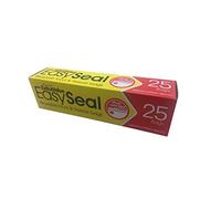 Essential Housewares VZBAG25 Essential Extra Value Easy Seal Reusable Food & Freezer Bags, Plastic