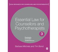 Essential Law for Counsellors and Psychotherapists