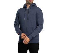 Essential Logo Zip Hoodie Heritage Navy Marl M